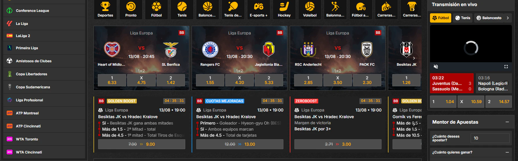 Jokery Casino apuestas deportivas y esports